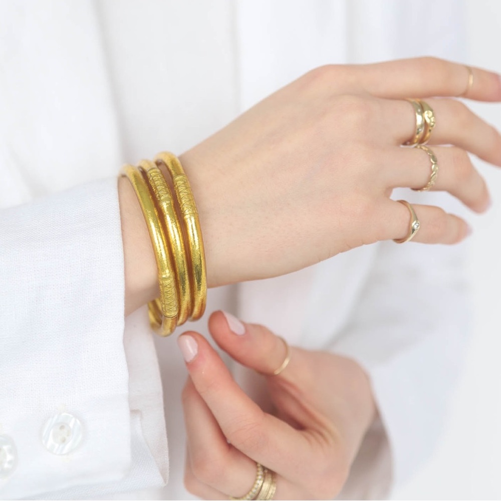 Budhagirl All Weather Gold Bangles